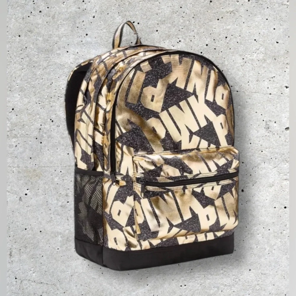 NWT PINK VS Bling Collegiate Campus Backpack